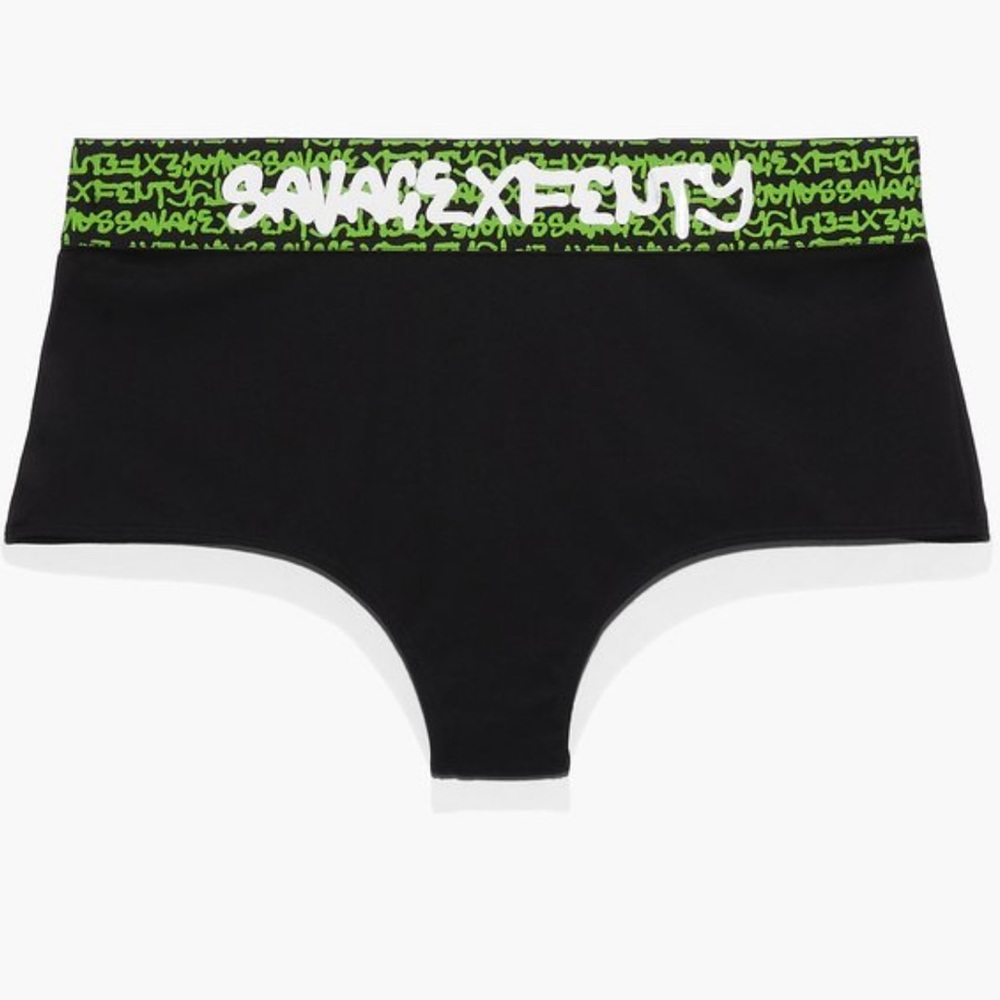 🆕SAVAGE X FENTY Black Booty Shorts - Size: XS